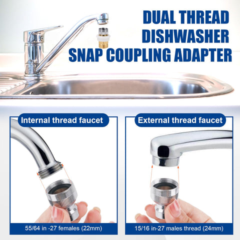 Solid brass construction with chrome finish highlights durability and leak resistance