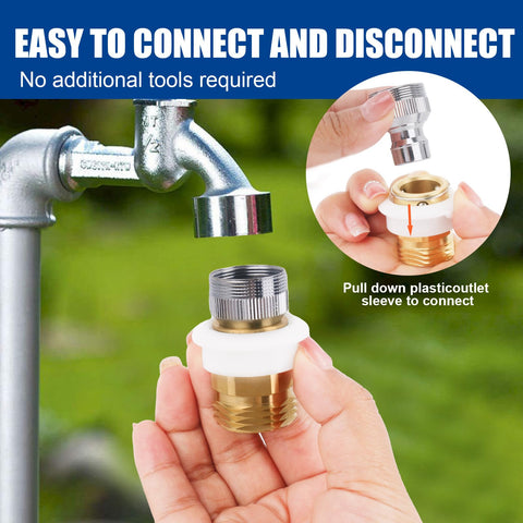 Portable washer hose attachment from AFZZ facilitates convenient laundry hookups