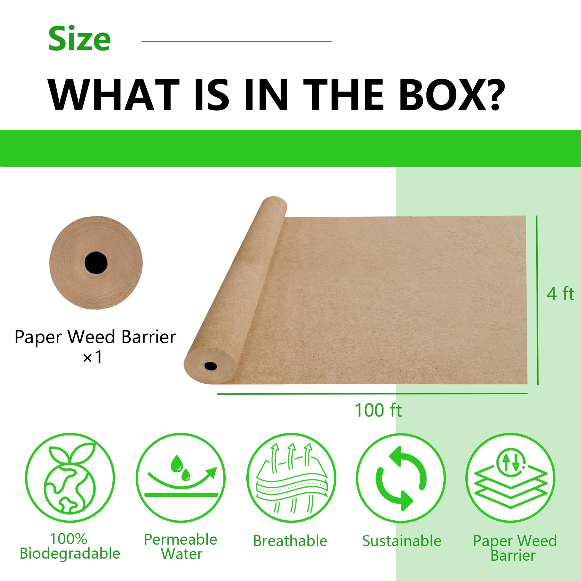 AGEGOMIC garden paper covers vegetable beds, flowers, and greenhouses sustainably