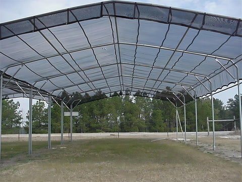 Agfabric shade cloth greenhouse protection keeps plants comfortable through sunny days