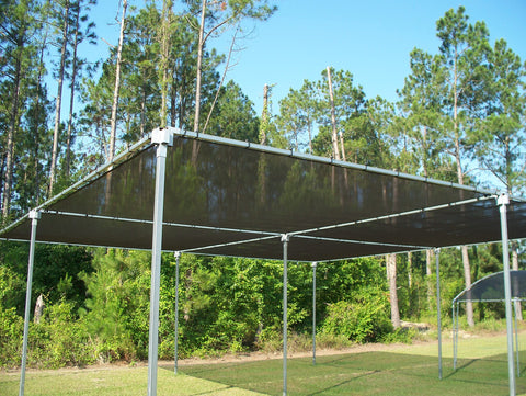 Agfabric shade cloth lets water pass so irrigation continues uninterrupted
