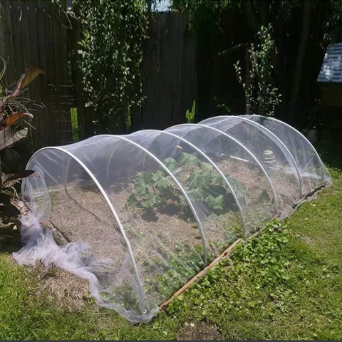 Agfabric netting cut to size for custom garden protection