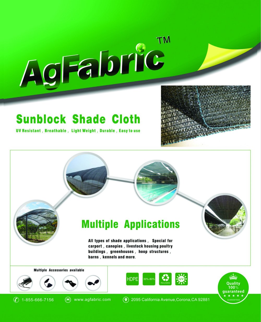 Agfabric shade cloth acts as a lightweight cover for kennels and barns.