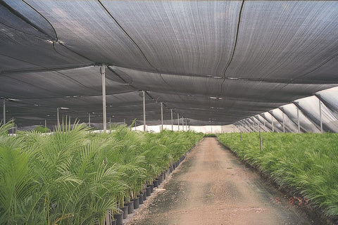 Agfabric shade cloth rolled for storage and transport