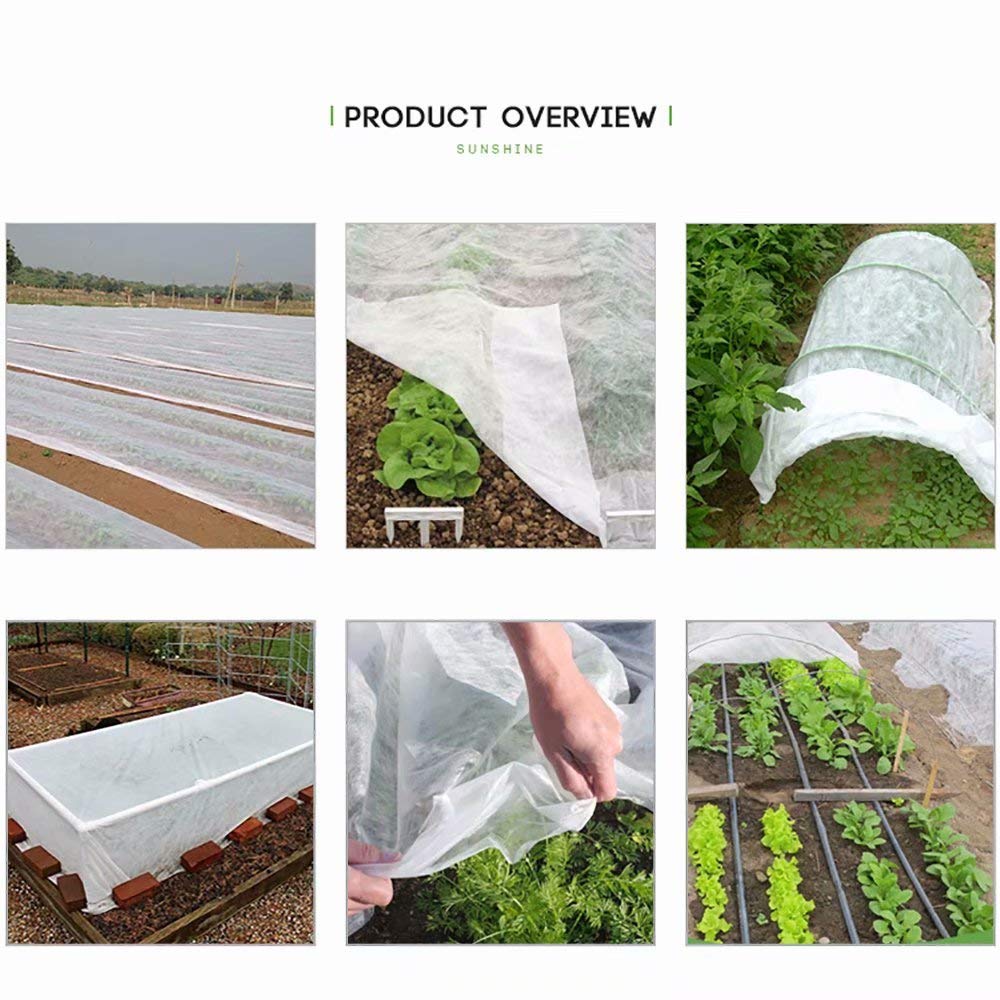 Agfabric UV-stabilized fabric protecting crops from sun and wear.