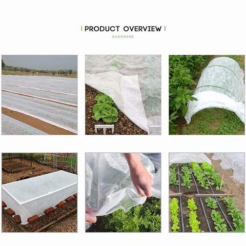 Agfabric UV-stabilized fabric protecting crops from sun and wear.