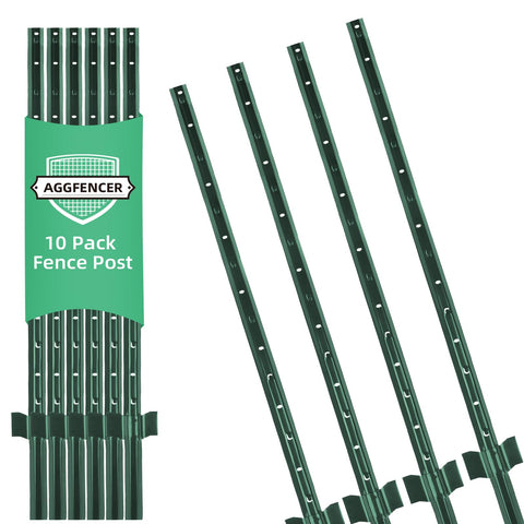 AggFencer 4ft post front view for reliable yard containment