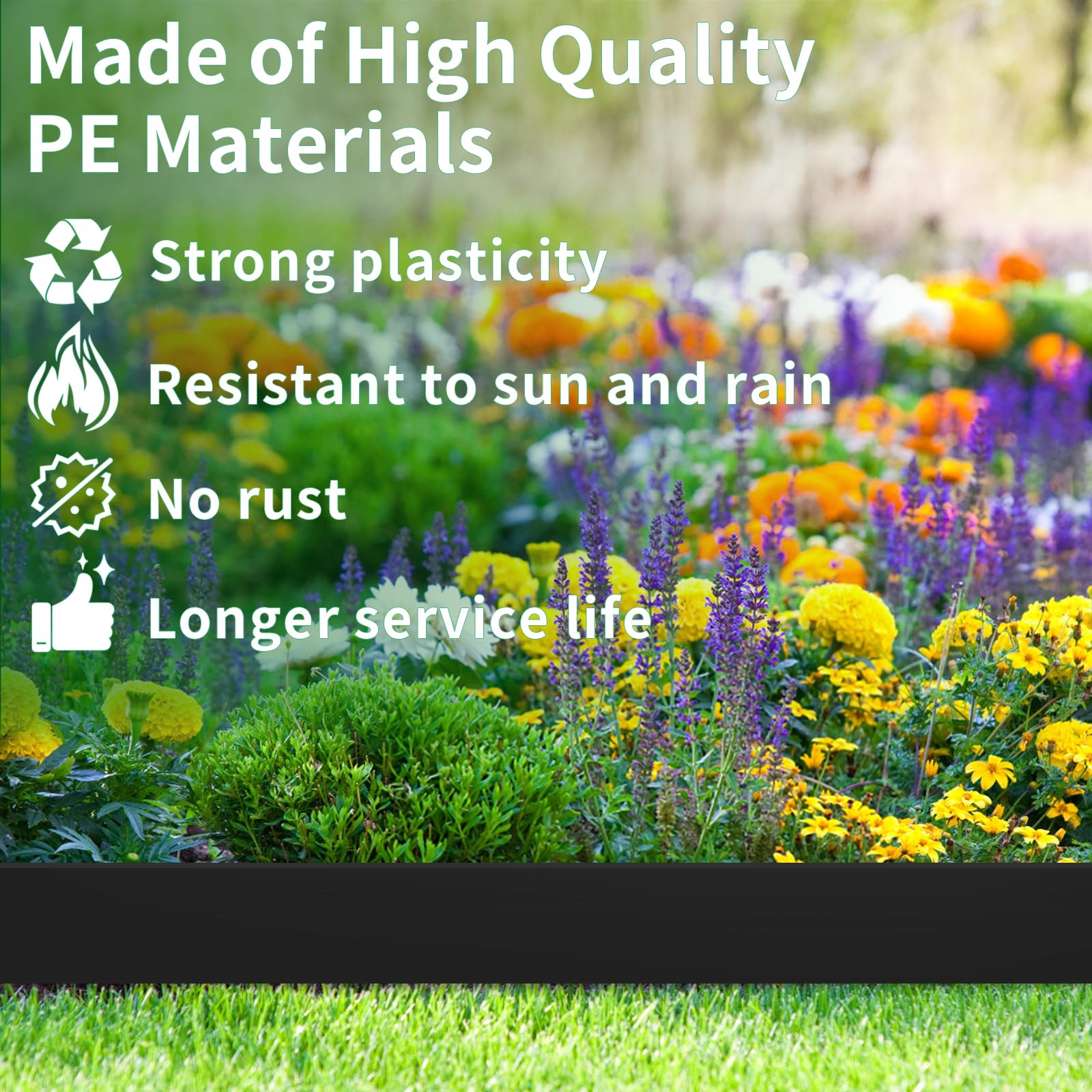 Flexible PE material from AggFencer withstands all weather for long-lasting use.