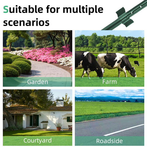 AggFencer versatile use in garden, farm, and driveway applications