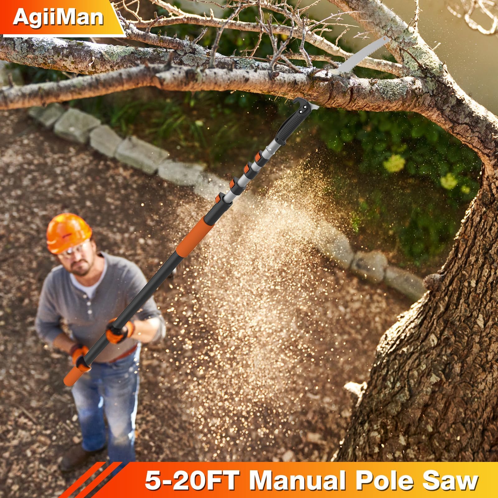 AgiiMan double-tempered blades offer longer wear and clean cuts