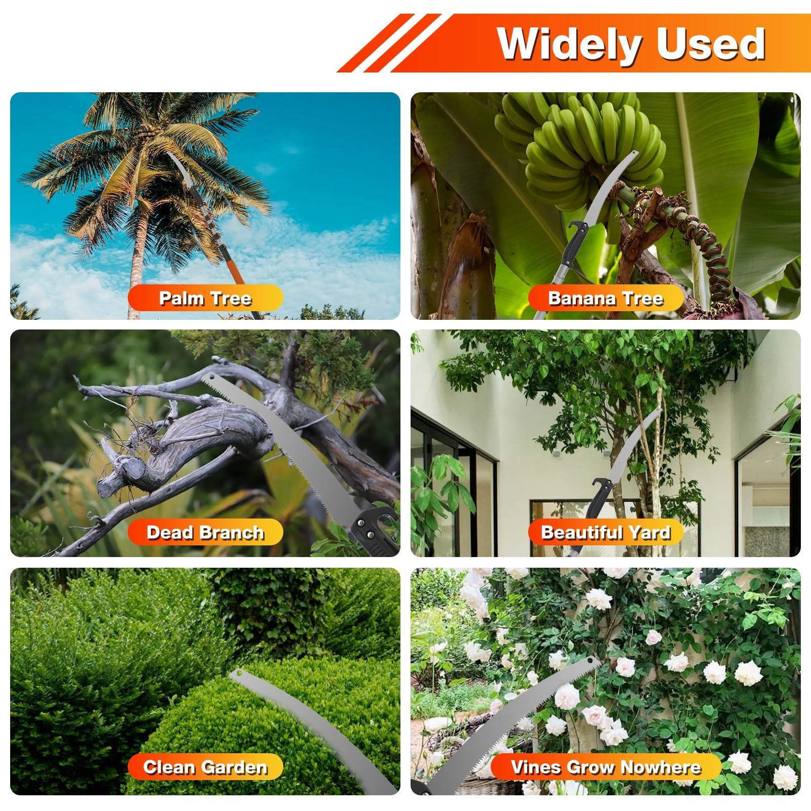 AgiiMan non-slip handle improves grip during extended pruning