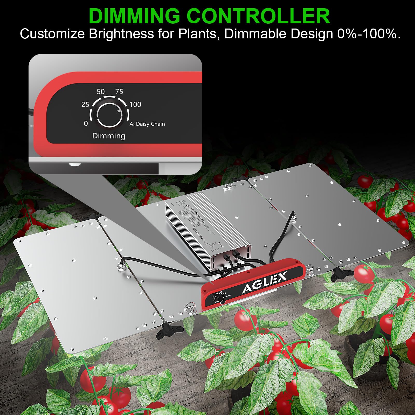 AGLEX K4000 aluminum heat dissipation supports longer fixture life.