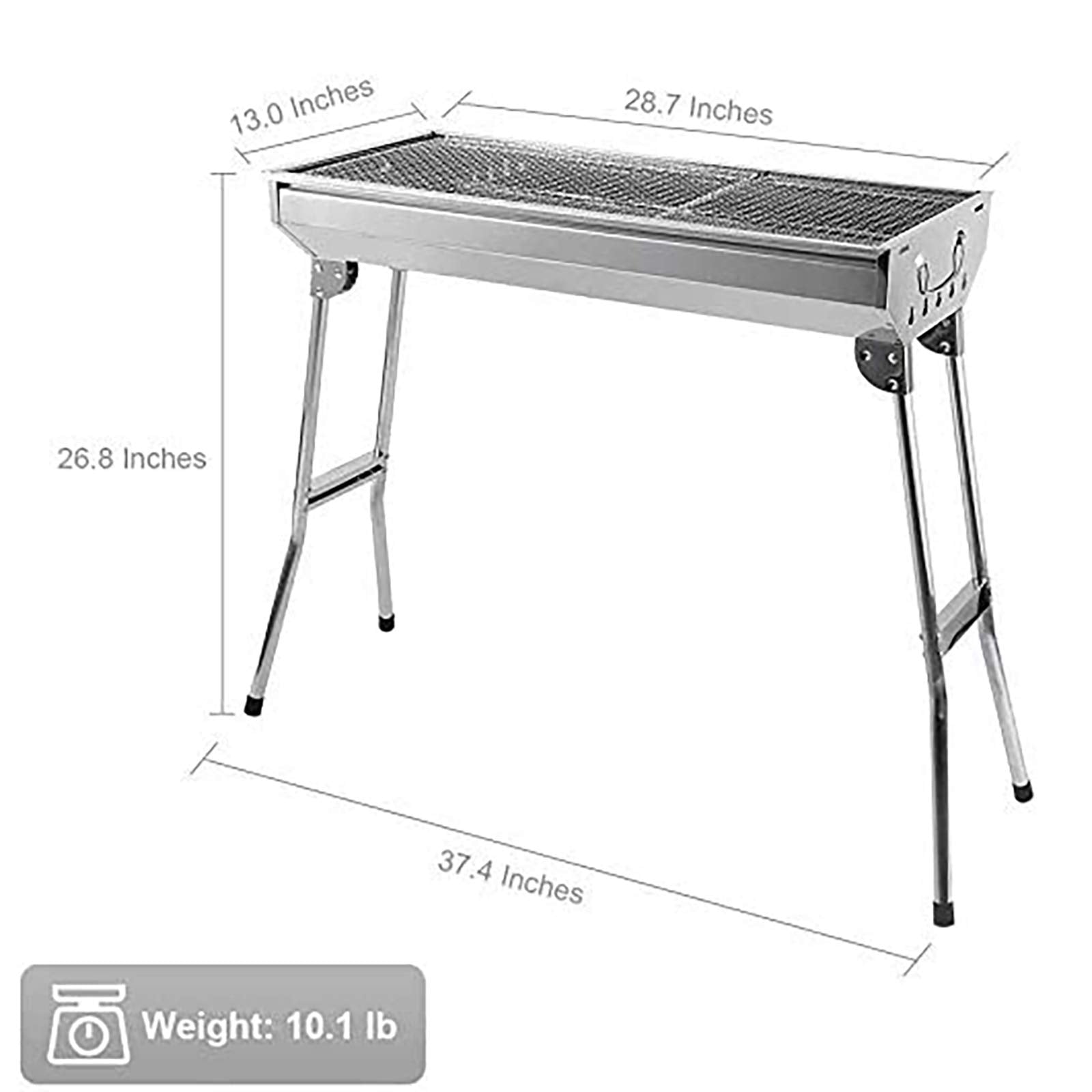 AGM Barbecue Charcoal Grill wire mesh panels for flexible cooking options.