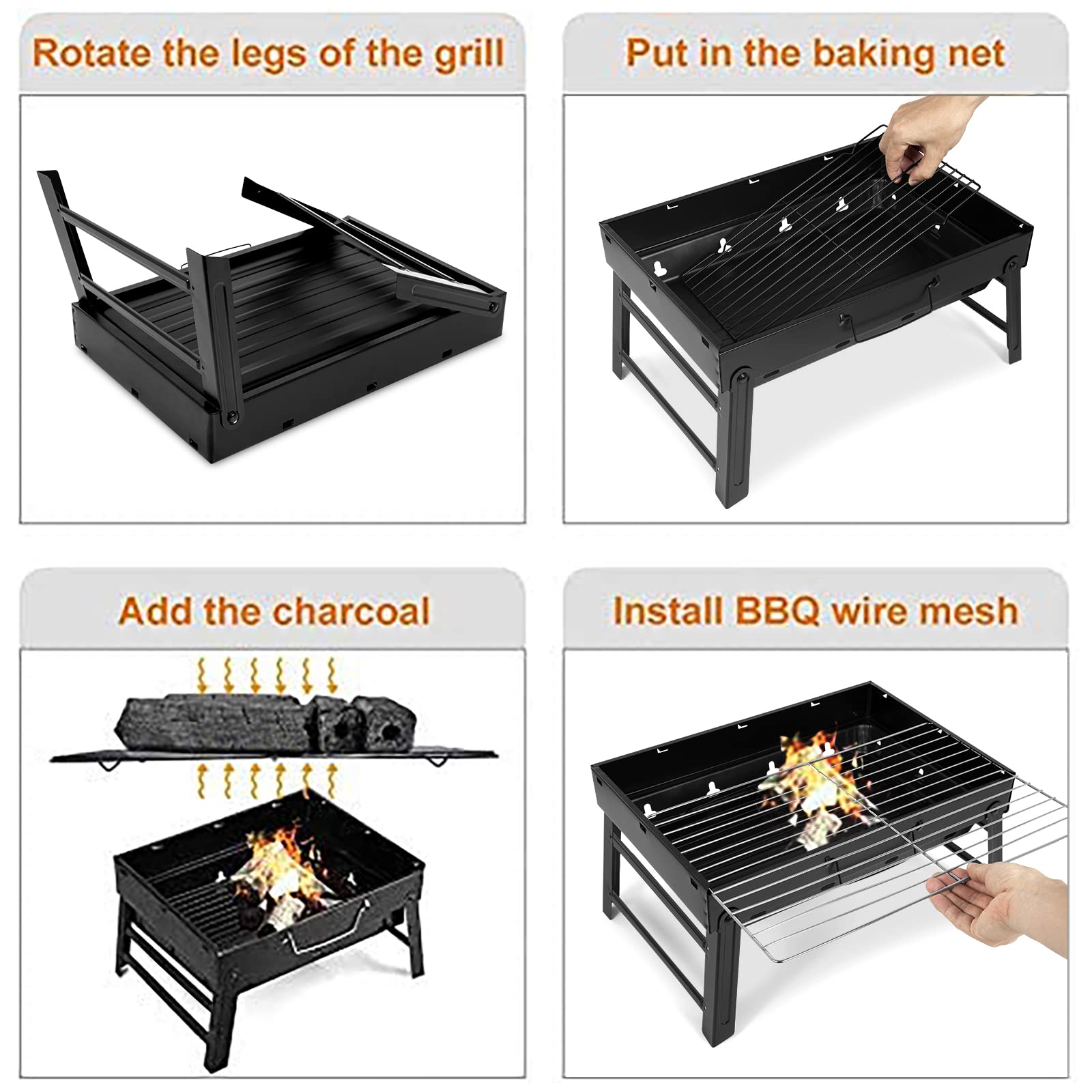 AGM stainless steel body provides durability during rugged outdoor use.