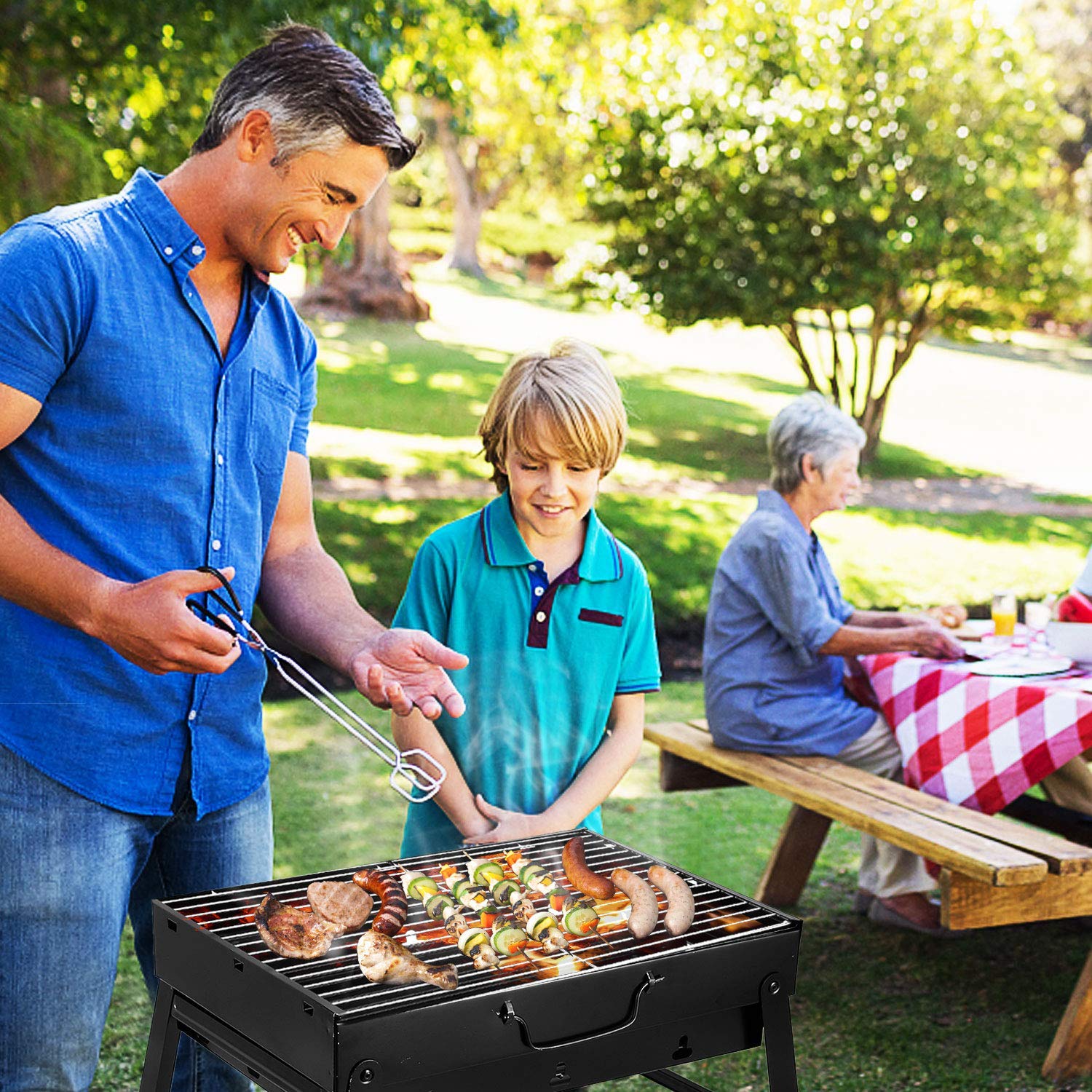 AGM stainless steel grill body emphasizes durability and rust resistance for long-term use