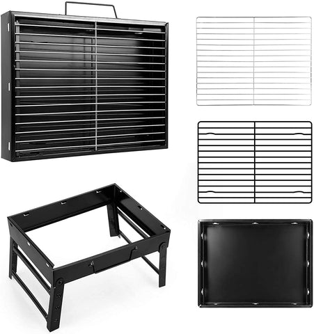AGM 5-vent air flow design promotes efficient charcoal burn and faster cooking