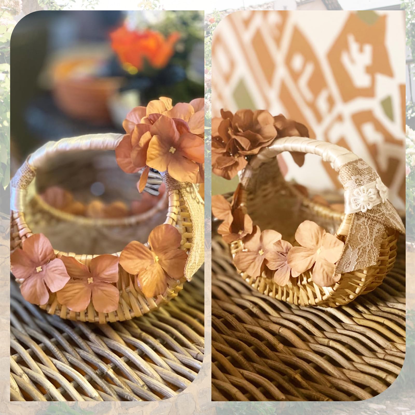 Agolctry mini wicker basket perfect for snacks or small decor items.