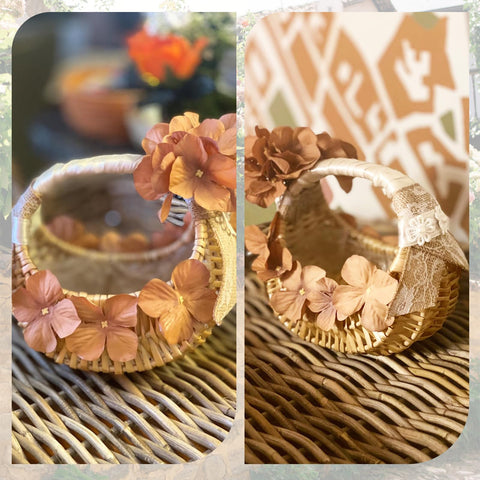Agolctry mini wicker basket perfect for snacks or small decor items.