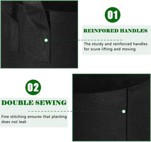 AGOPLEE reinforced handle with X-stitch detail for secure lifting.