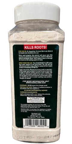 Agralawn Crabgrass Killer bottle viewed from top for easy post-emergent application.