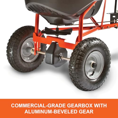 Agri-Fab 45-0463 durable construction highlights steel frame and enclosed gearbox.
