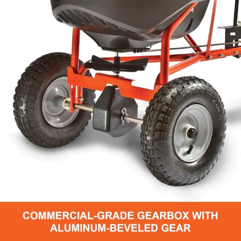 Agri-Fab 45-0463 durable construction highlights steel frame and enclosed gearbox.