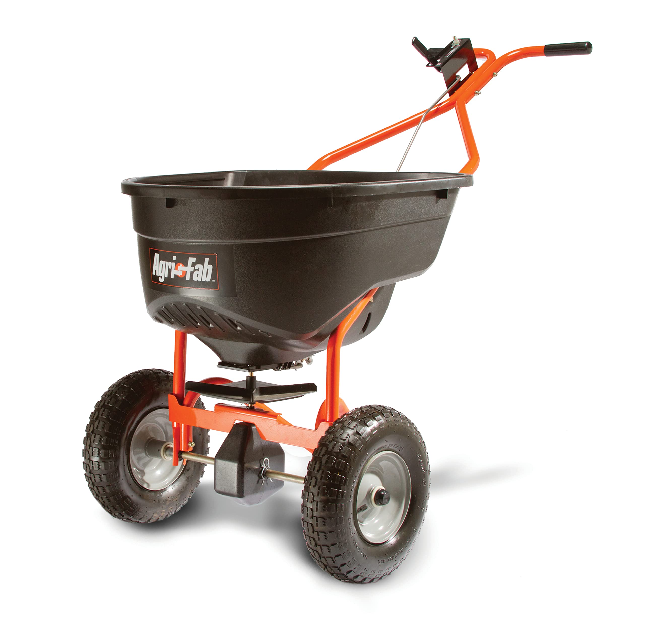 Agri-Fab 45-0614 hopper capacity 130 lbs for extended lawn applications.