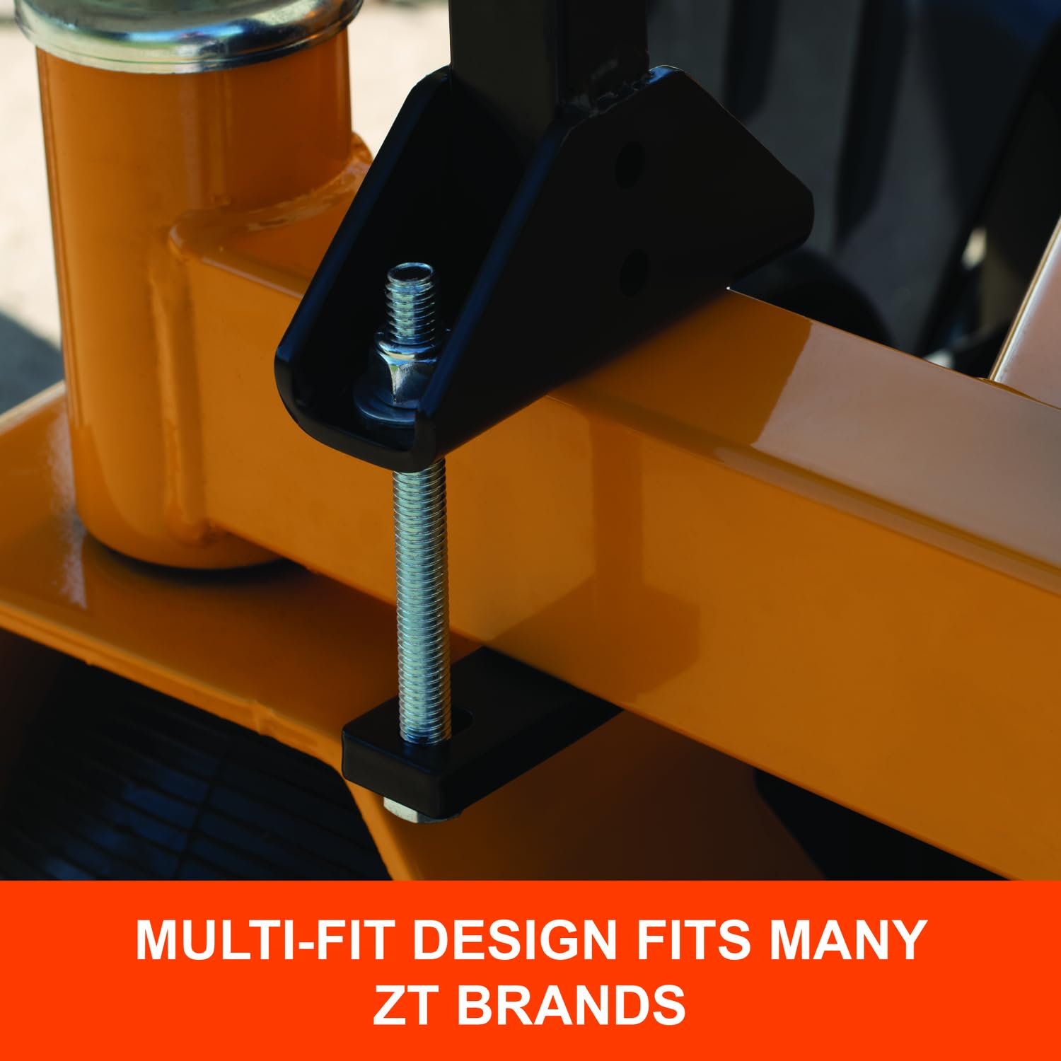 Agri-Fab hand grip adds comfort during mounting and dismounting.