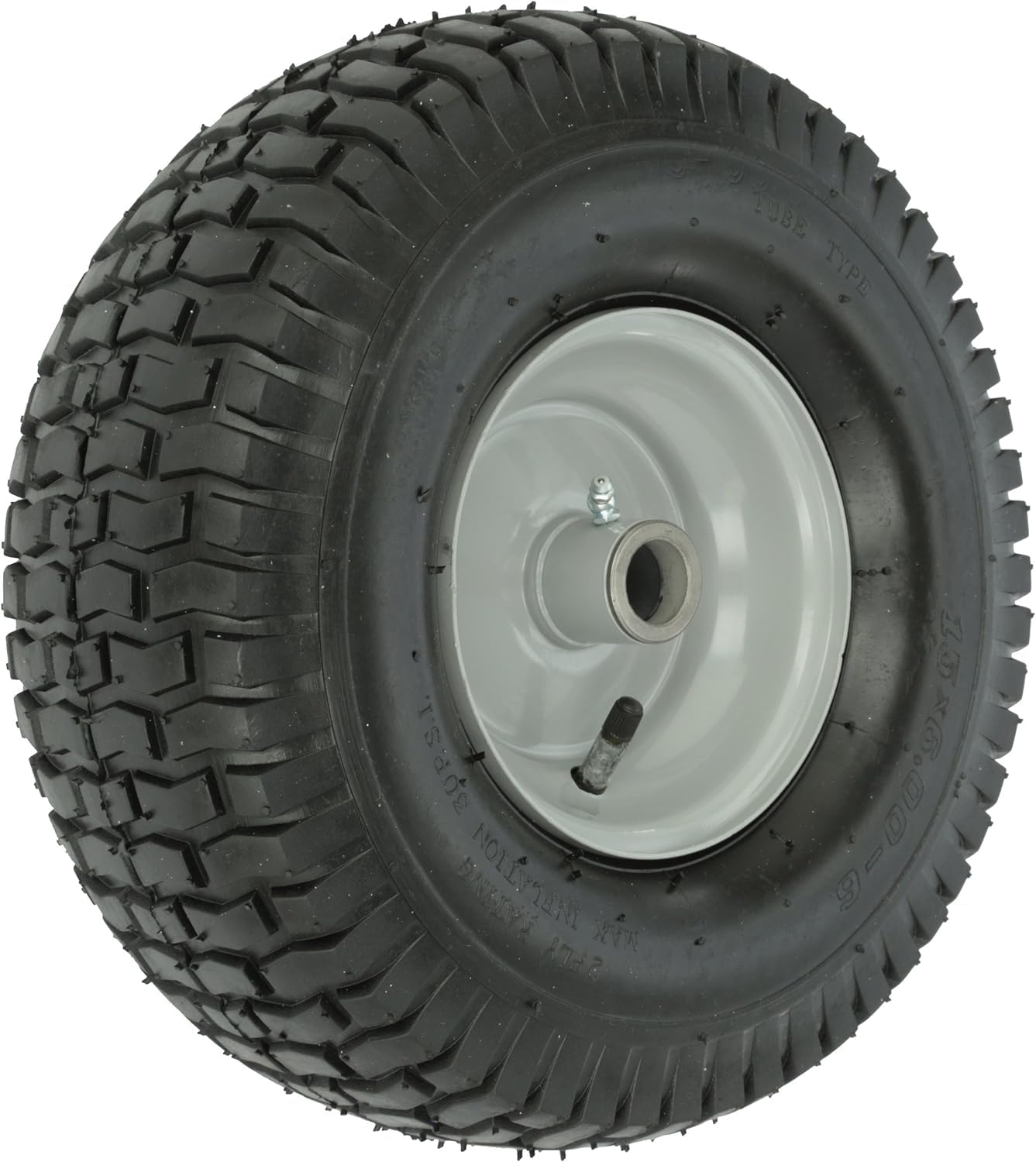 Agri-Fab 42159 wheel gray front view for durable lawn equipment replacement