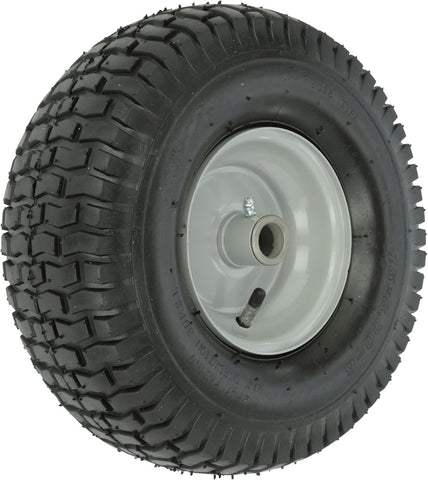 Agri-Fab 42159 wheel gray front view for durable lawn equipment replacement