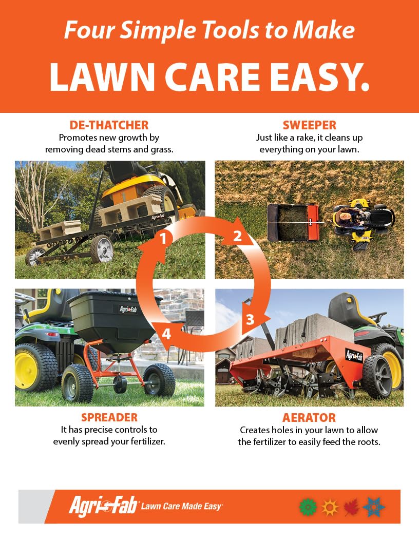 Agri-Fab 42159 wheel gray in-use image demonstrates steady towing
