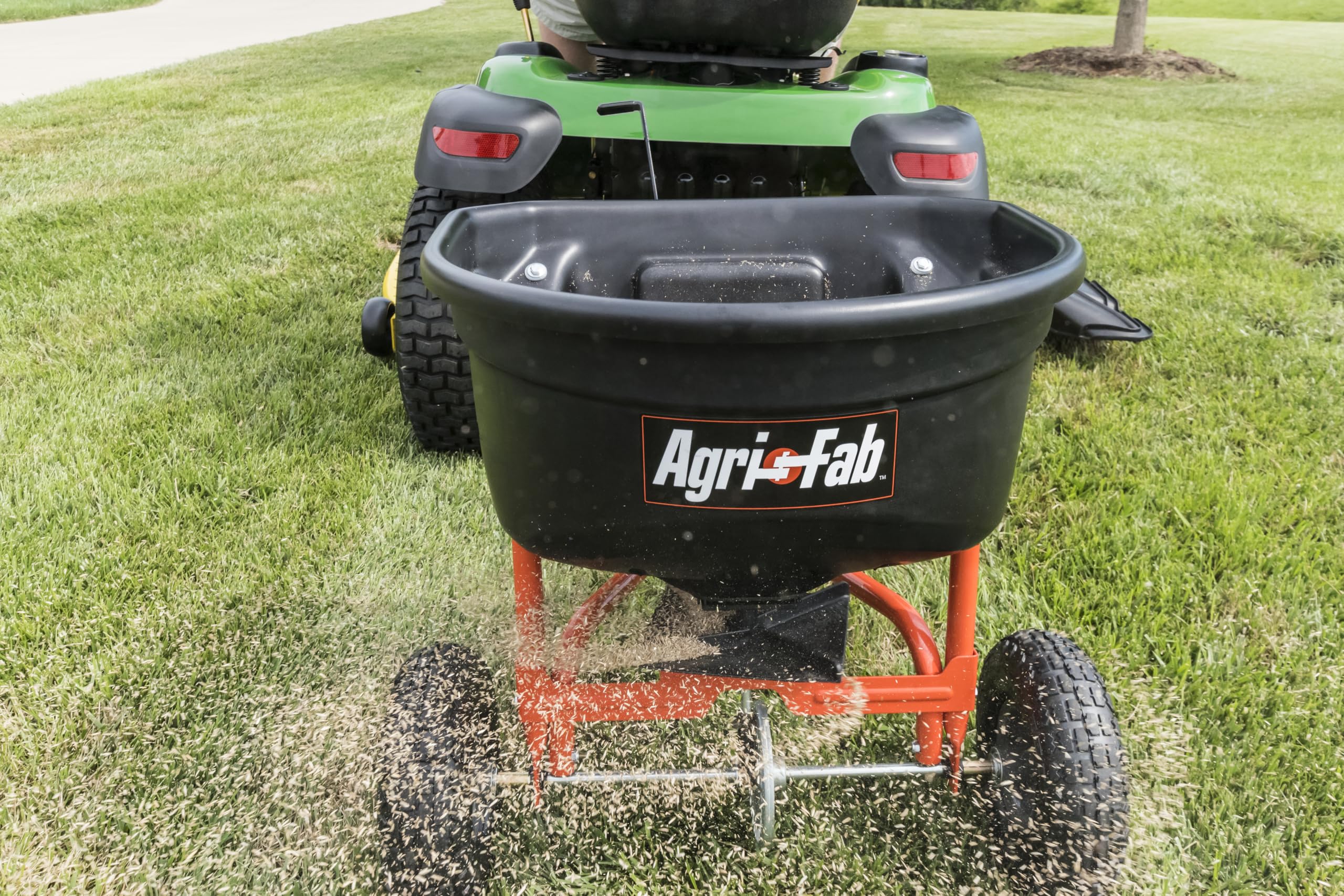 Agri-Fab 45-0527 up to 10 ft spread width covers more area.
