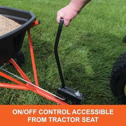 Agri-Fab 45-0527 hitch demonstrates universal compatibility with most lawn tractors.