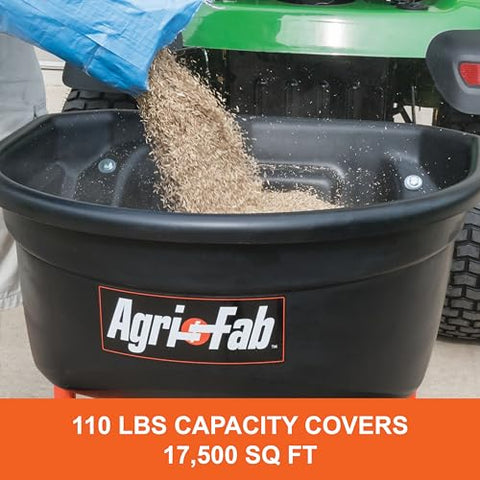 Agri-Fab 45-0527 hopper photo shows easy-fill capability for faster refills.