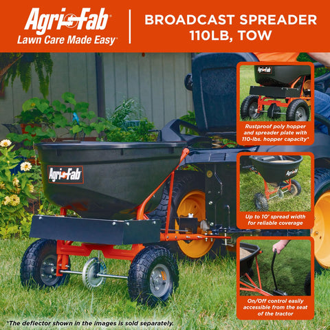 Agri-Fab 45-0527 rustproof hopper resists corrosion for longer life.