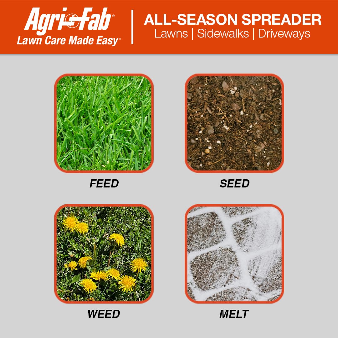 Agri-Fab spreader reaches up to 10 ft for wide coverage