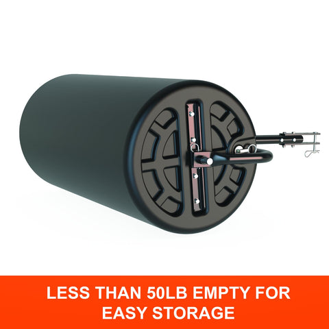 Agri-Fab drain plug feature allows quick emptying after use.