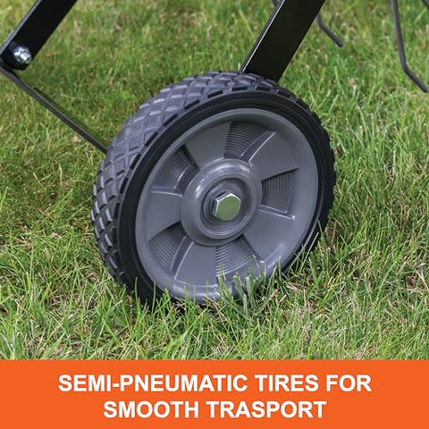 Agri-Fab heat-treated tines resist wear for durable dethatching sessions.