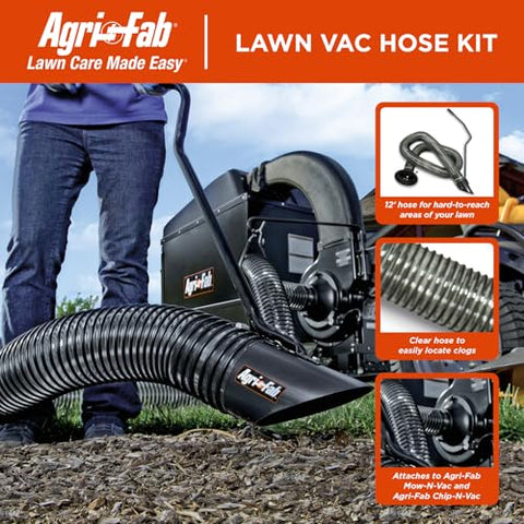 Agri-Fab remote hose kit with wing-nuts for fast setup.