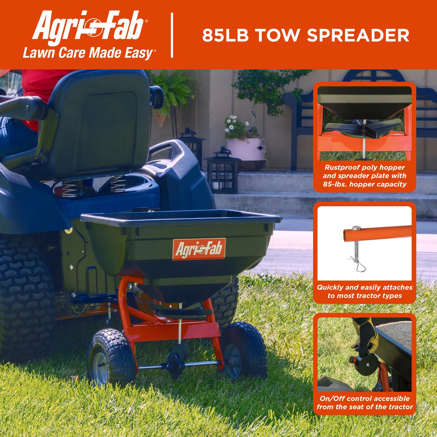Video-guided assembly guide for quick setup of Agri-Fab spreader