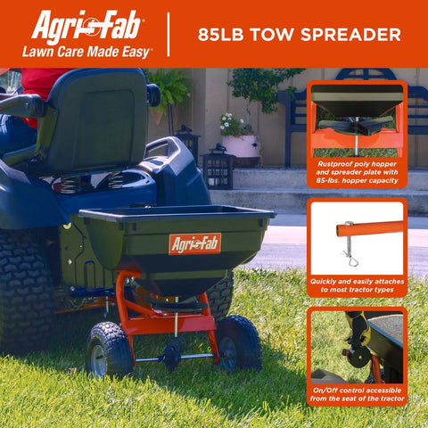Video-guided assembly guide for quick setup of Agri-Fab spreader