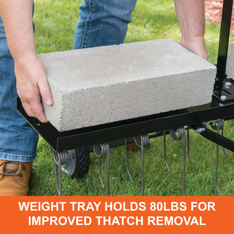 Agri-Fab USA-made dethatcher delivers trusted construction for yard work.