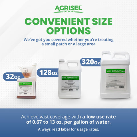 128-ounce container suited for medium garden areas.