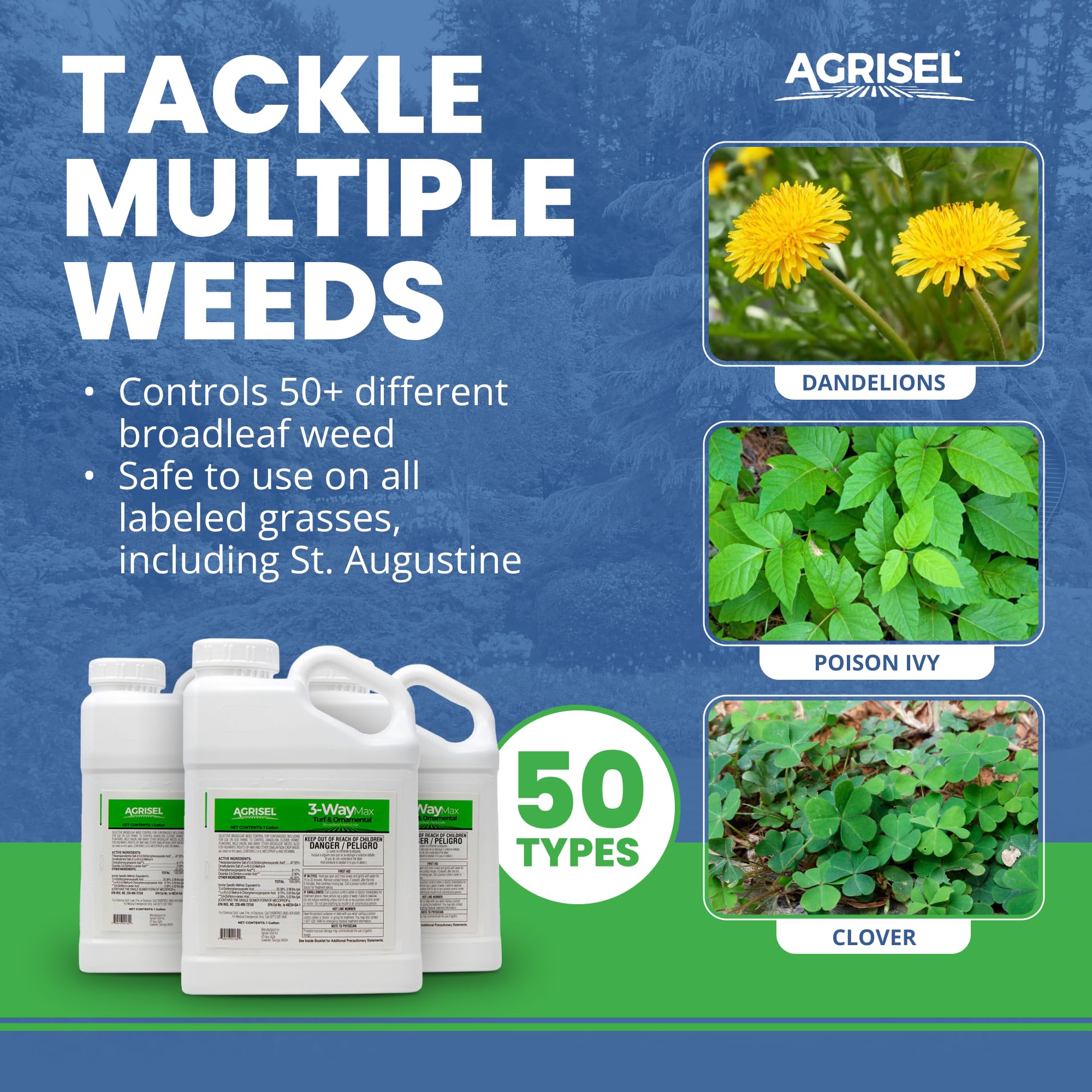 Agrisel 3 Way Max Weed Killer being mixed easily for simple application