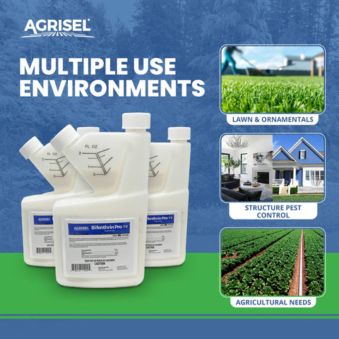 Included Agrisel gloves 3-pack for safe handling during application