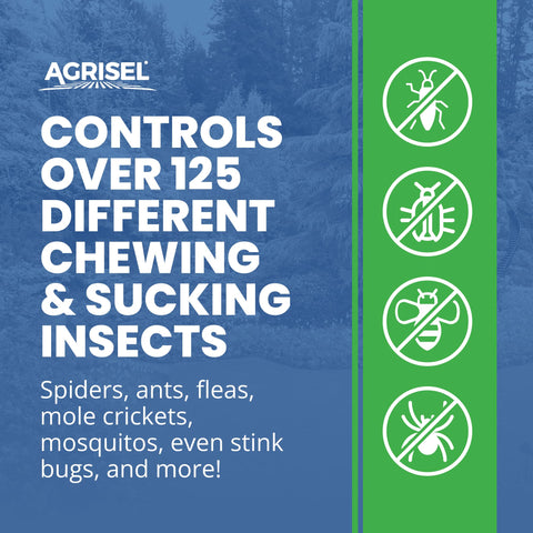 Label close-up of Agrisel Bifenthrin Pro 7.9 with usage notes