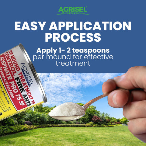 Reliable Acephate Pro 75 SP fire ant mound treatment for outdoor spaces, helping reduce infestations.