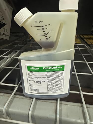 GrassOut Max label showing EPA approval for home use.