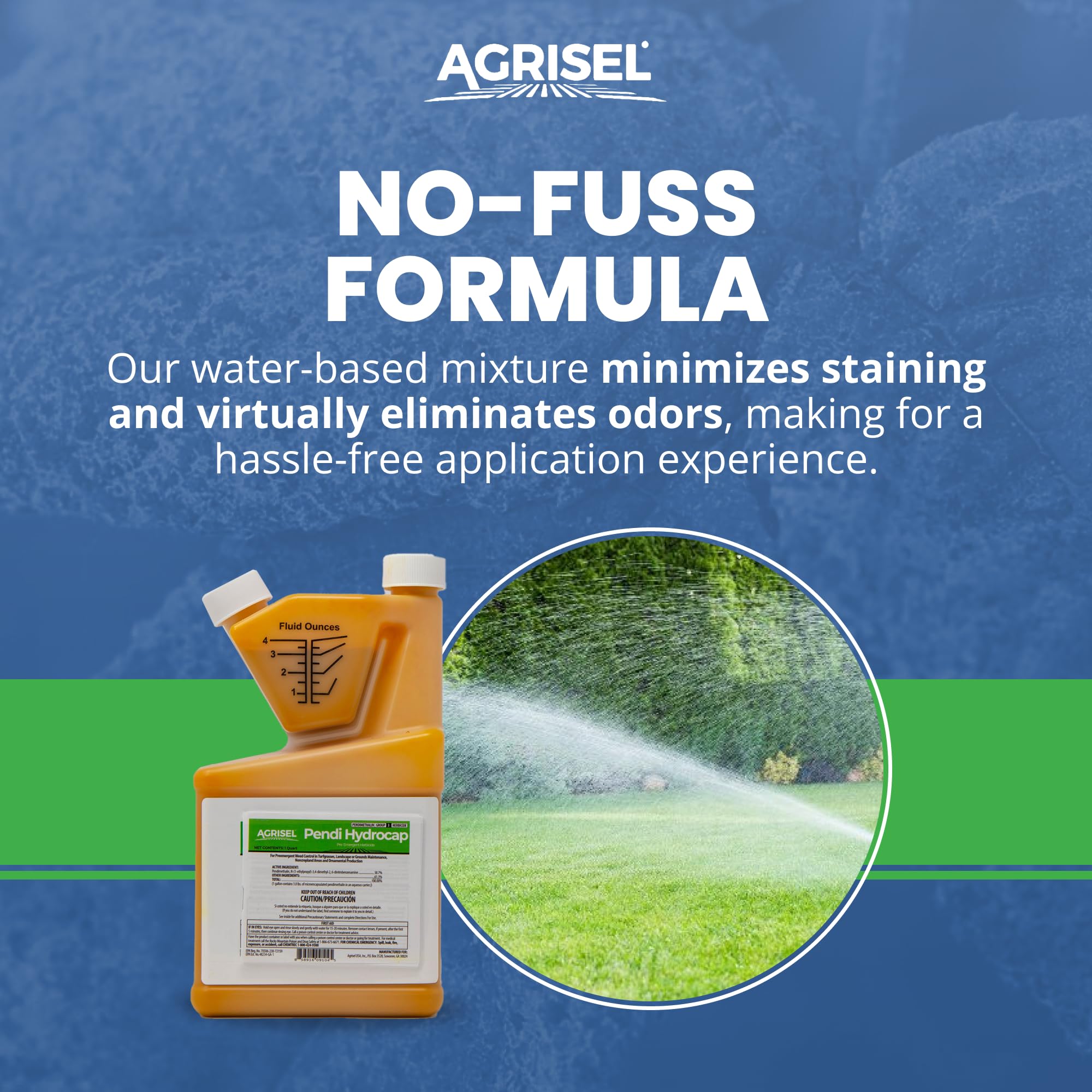 Agrisel Pendi Hydrocap label highlights EPA approved use for home gardens