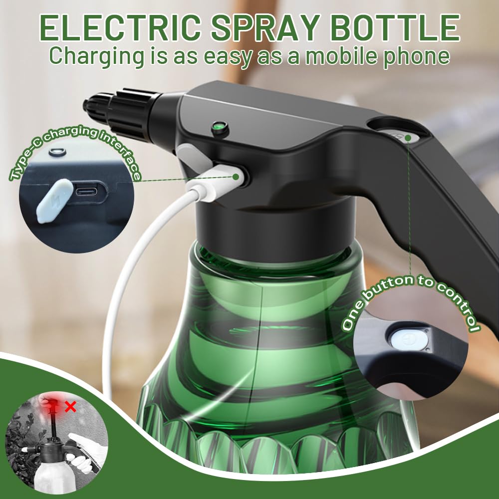 Agrizone cordless sprayer with ergonomic handle to reduce hand fatigue during long sessions.
